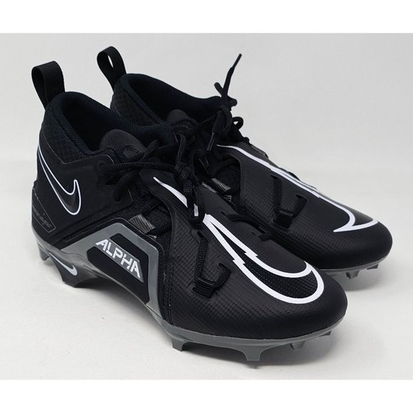 NEW!!‎ NIKE ALPHA MENACE PRO 3 'BLACK IRON GREY' Men's size 9 - Picture 1 of 13